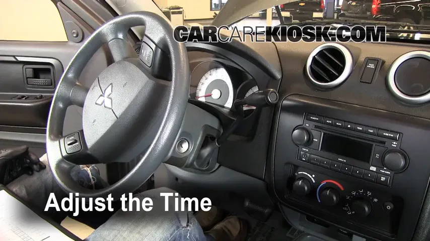 2007 Mitsubishi Raider LS 3.7L V6 Extended Cab Pickup Clock